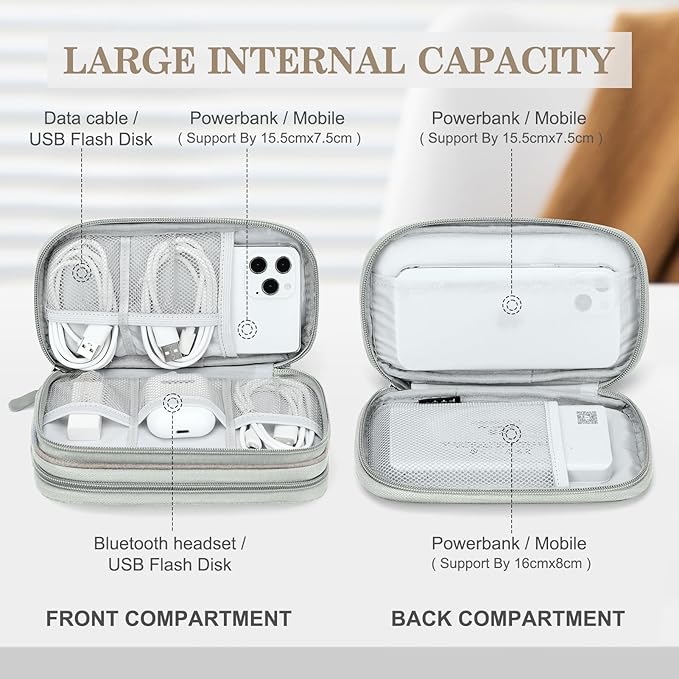 Electronic Organizer, Earphone Khaki