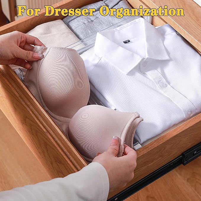 12 Pcs Drawer Dividers for Clothes