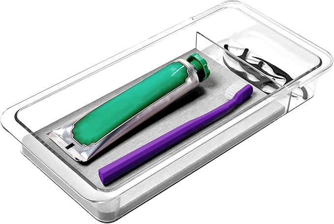 Madesmart Dental Tray Drawer Organizer with Drying Stone