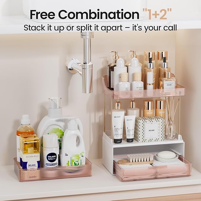 Bathroom Organizers and Storage, Grapefruit