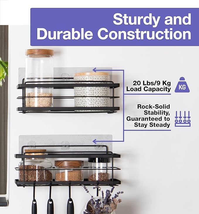 2-Pack Strong Sticky Waterproof Heavy-Duty Wall Adhesives
