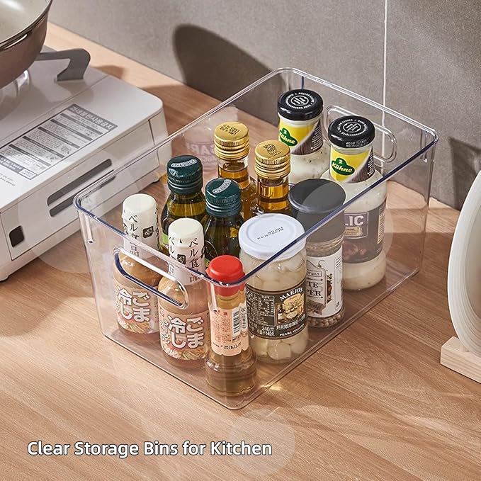 Set of 8 pantry organizers and storage, 8Large