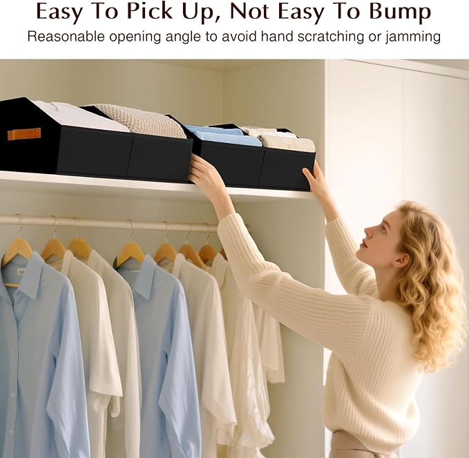 Closet Organizers and Storage Bins, Black
