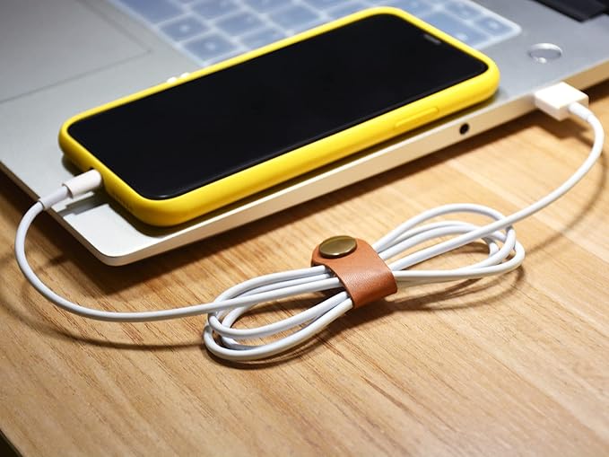 CAILLU Cord Organizer,Cord Keeper,Cable Organizer USB Holder,Cable Management,Cable Straps,Earbud case,wrap Headset Winder,Phone Earphone Clips Ties Stocking Stuffers for Women Men Gifts 10