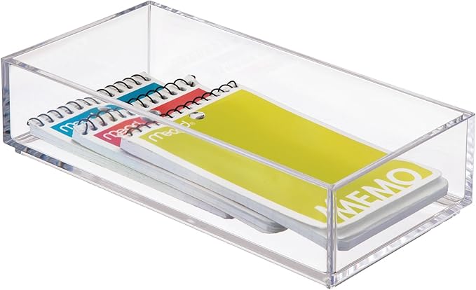 Clarity Plastic Drawer Organizer for Vanity, Countertop, Bathroom