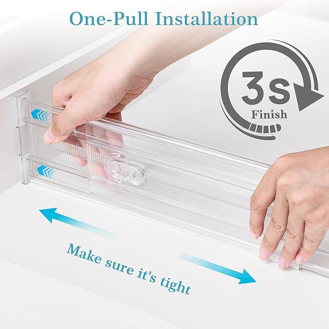 4 Pack 4" Regular Upgrade Drawer Dividers for Clothes