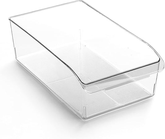 Plastic Storage Bins, X-Large, THE CURVE COLLECTION, Multi-Use Organizer Bins