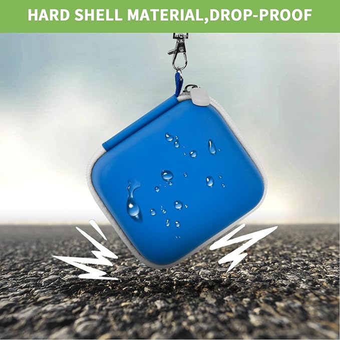 Hard Shell Travel Case for Foldable 3-in-1 Wireless Charger, Portable Storage Organizer for UCOMX/for Hicober/for Iseyyox/for LISEN Charging Station, Protective Bag for Cables & Adapters (Box Only)