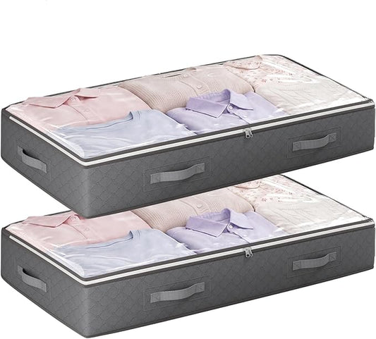 90L Under Bed Storage Containers, 2 Pack