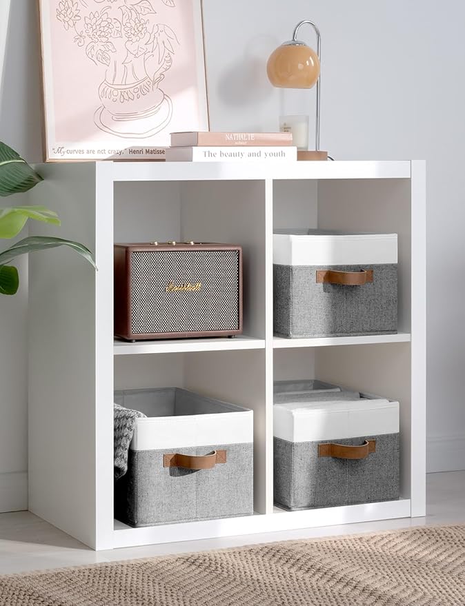 Fabric Shelf Baskets, Closet Organizers and Storage Basket