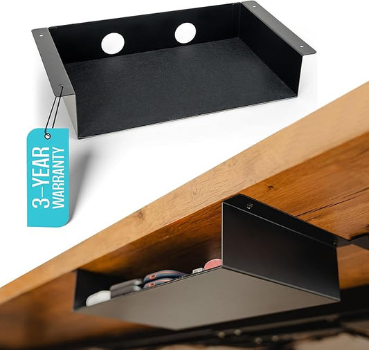 Under Desk Storage Shelf, 13" x 8" x 2.8"