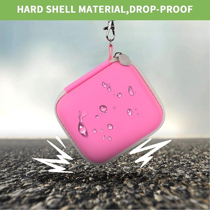 Hard Shell Travel Case for Foldable 3-in-1 Wireless Charger, Portable Storage Organizer for UCOMX/for Hicober/for Iseyyox/for LISEN Charging Station, Protective Bag for Cables & Adapters (Box Only)