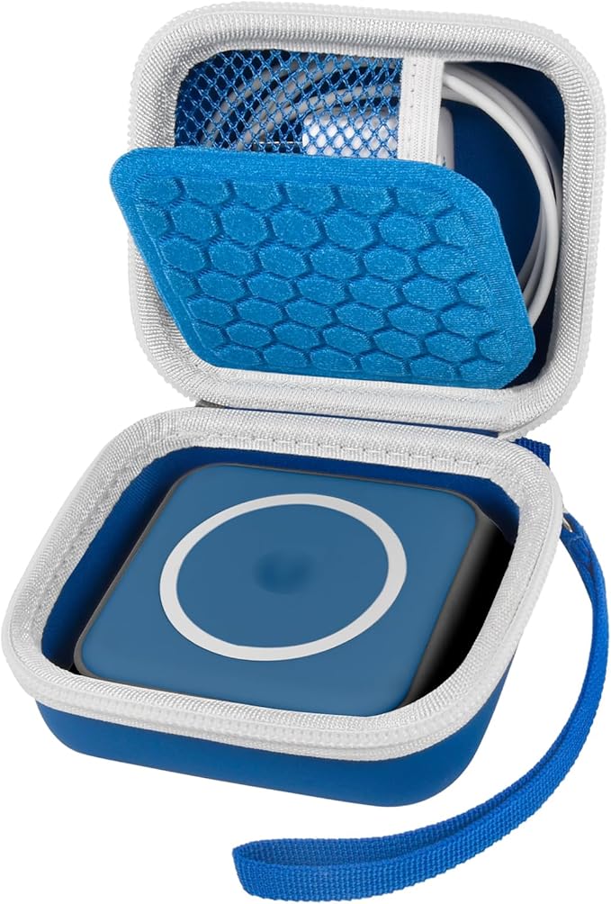 Hard Shell Travel Case for Foldable 3-in-1 Wireless Charger, Portable Storage Organizer for UCOMX/for Hicober/for Iseyyox/for LISEN Charging Station, Protective Bag for Cables & Adapters (Box Only)