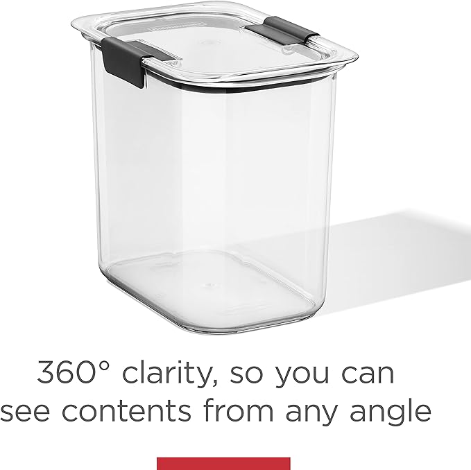 Brilliance 12-Cup Airtight Food Storage Container, Perfect for Pantry Staples
