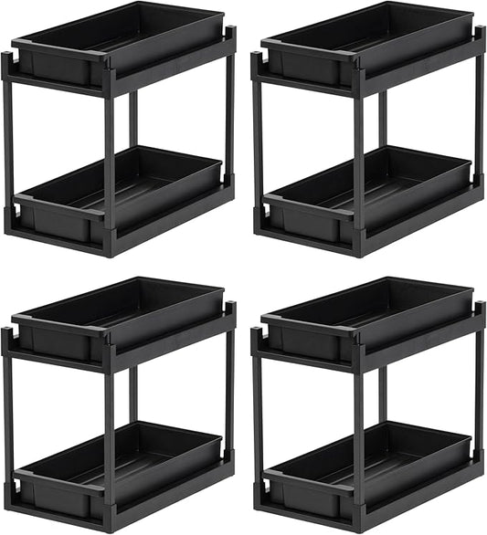USA Under Sink Organizer, 4 Pack, Bathroom Organizers and Storage