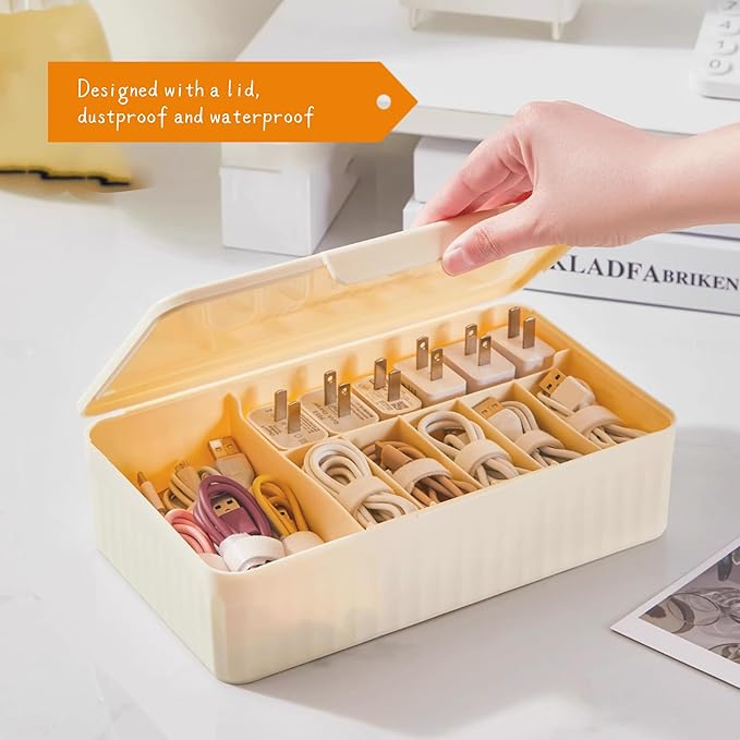 Cable Organizer Box Extra Wide