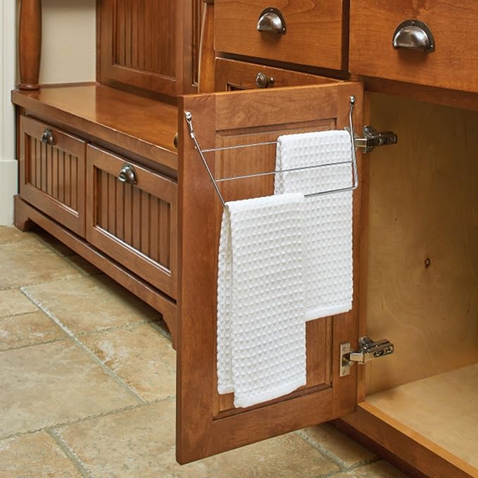 Under Sink Towel Holder for Kitchen/Bathroom Cabinets
