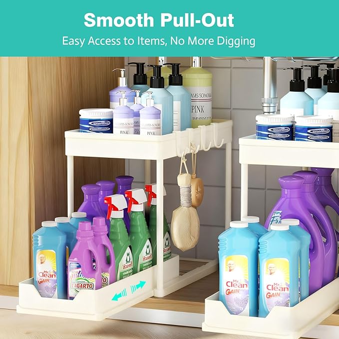 Under Sink Organizers and Storage 2 Pack