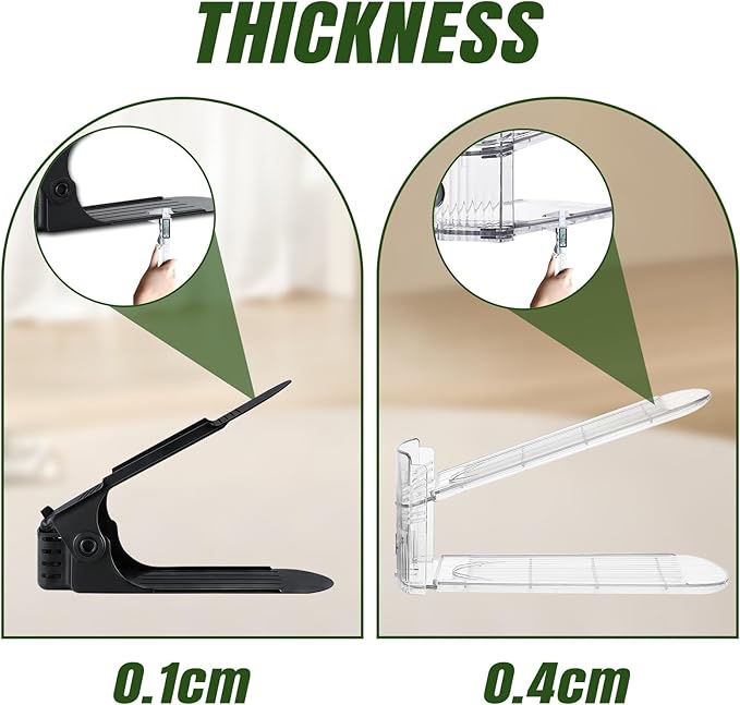 Shoe Slots Organizer, Transparent