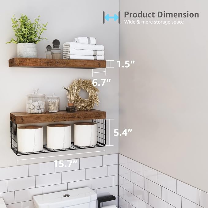Bathroom Shelves Over Toilet, 019-BN2