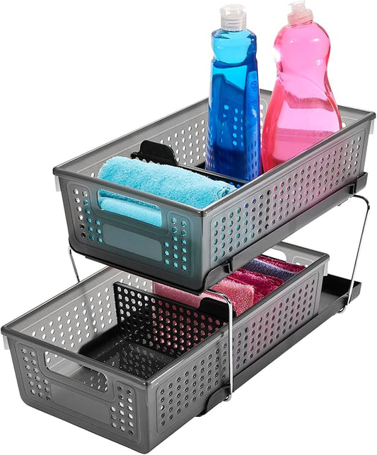 Madesmart Two-Tier Under Cabinet Organizer