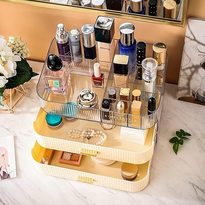 Makeup Organizer with Stackable Drawers