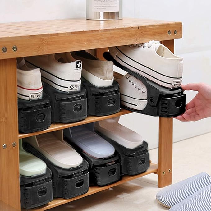 Closet Shoe Organizer, Shoe Storage Organizer Shoe Rack for Closet Organization