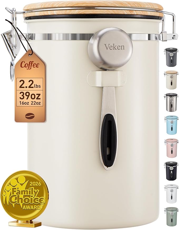 Coffee Canister, 39OZ Large, Mothers Day Gifts For Women