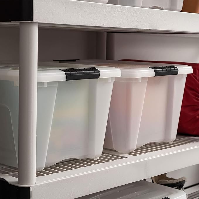 USA 8 Pack Stackable Storage Bin