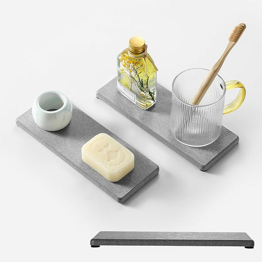 2PCS Bathroom Counter Vanity Trays