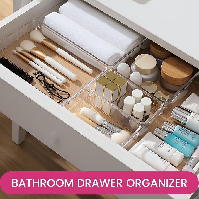 Large Drawer Organizer Bins 26 Pack