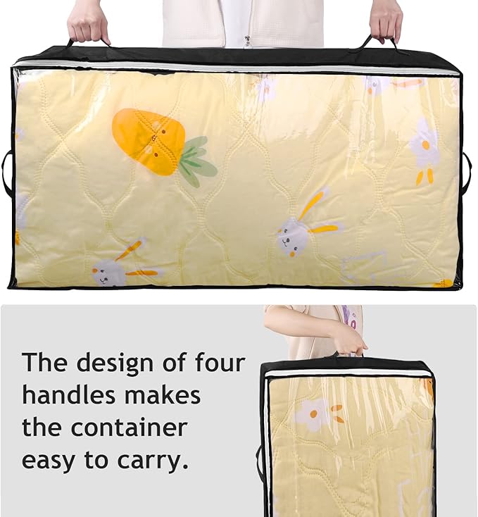 6 Pack Under Bed Storage Containers Organizer