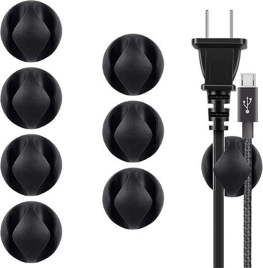 Cable Clips Cord Organizer Cable Management Wire Cord Holder 2 Slots Adhesive