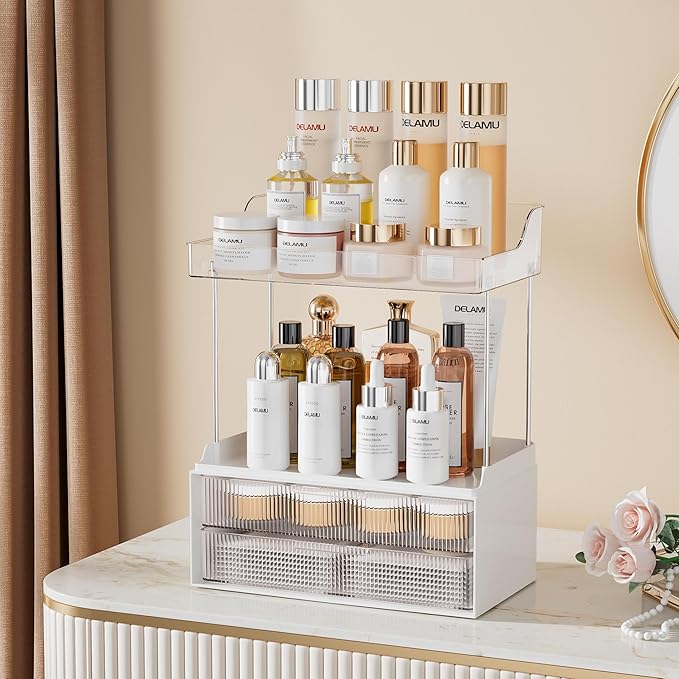 Bathroom Organizers and Storage, Clear