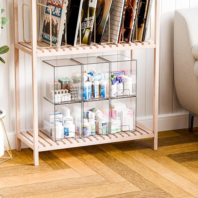 7.6" H Baby Bottle Organizer for Cabinet