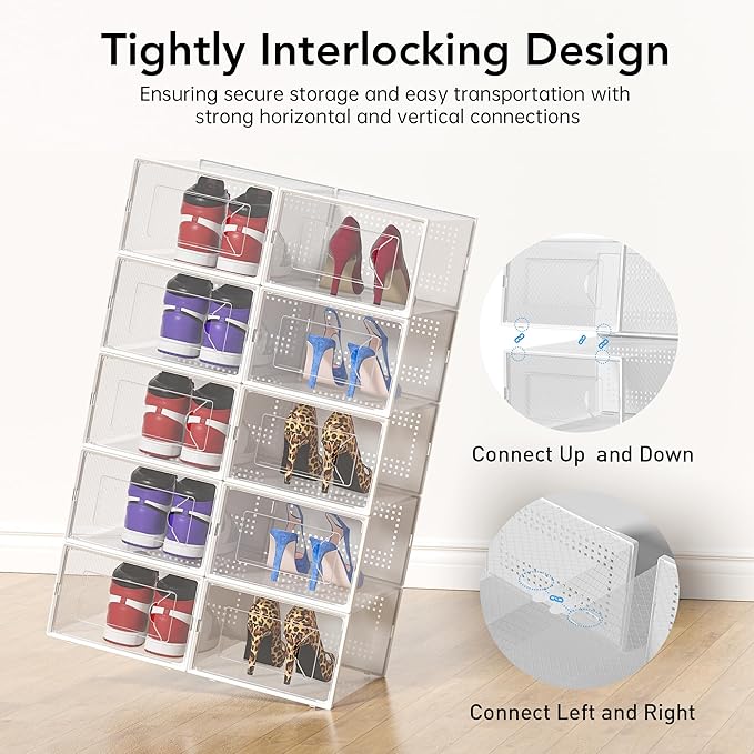 X-Large Shoe Storage Box, White
