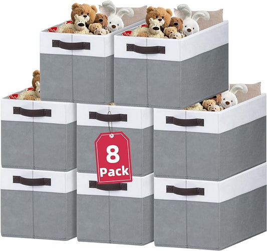 8 Pack Closet Organizers and Storage Bins