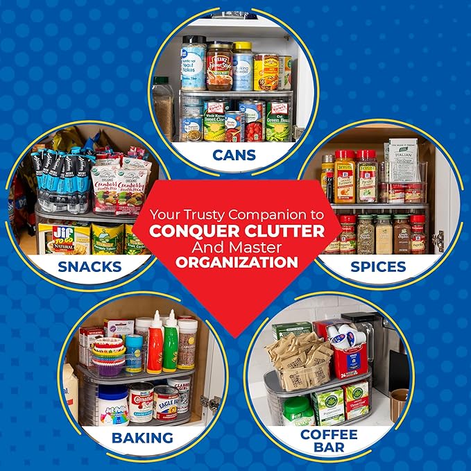 Mighty Susan 2-Tier Lazy Susan Pantry Organizer