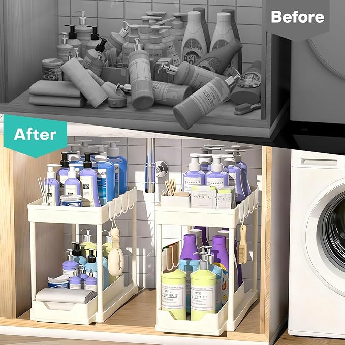 Under Sink Organizers and Storage 2 Pack
