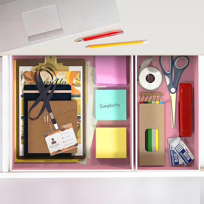 Simple Houseware Underwear Drawer Organizer, Pink
