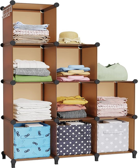 Closet Organizers and Storage, 9 Cube Storage Organizer Cubes