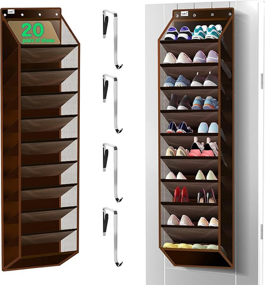 Kotkn 10 Tier Over The Door Organizer, Dark Curry