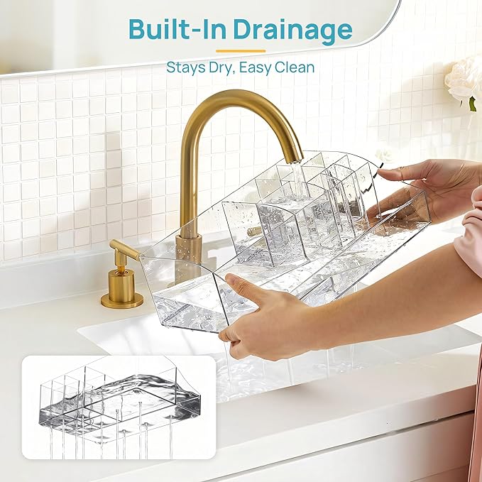 8 PCS Bathroom Countertop Organizer