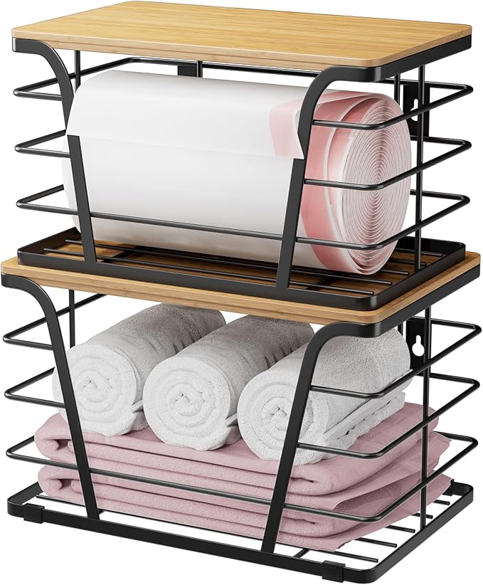 2 Pack Extra Large Pantry Storage Organizers, Pantry Baskets organization
