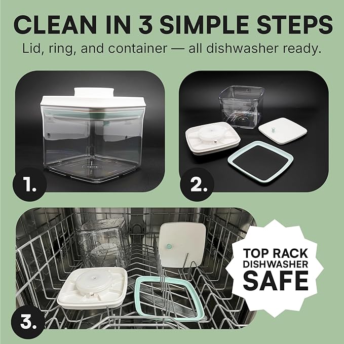 Bop Top Airtight Food Storage Containers with Lid 3.5 Cups / 28 oz
