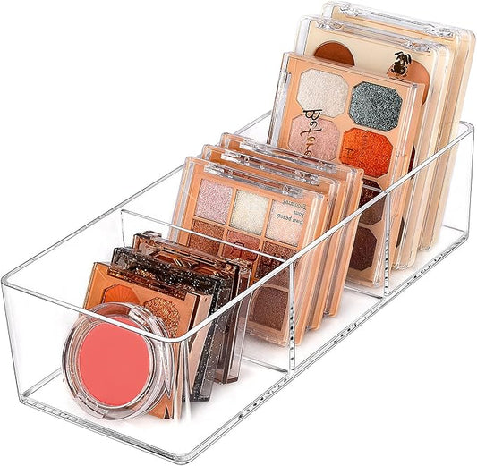 Acrylic Organizers, Bathroom Organizer for Drawer, 3-Section