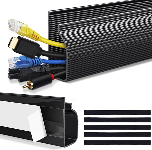 Cable Management Under Desk, 32in (2x15.75in) J Channel