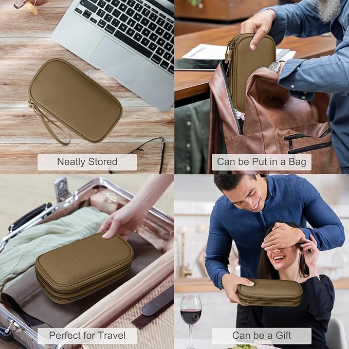 Electronic Organizer, Earphone Brown