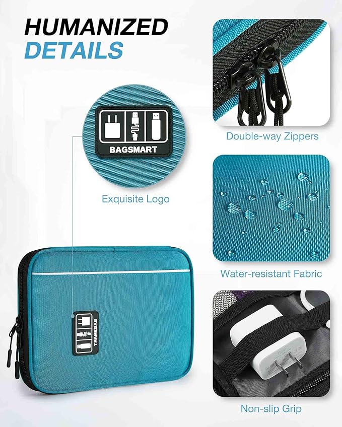 Large Electronics Organizer Travel Case