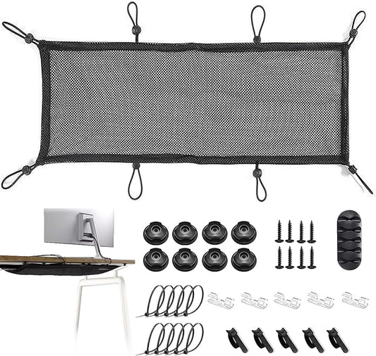 Under Desk Cable Management Net